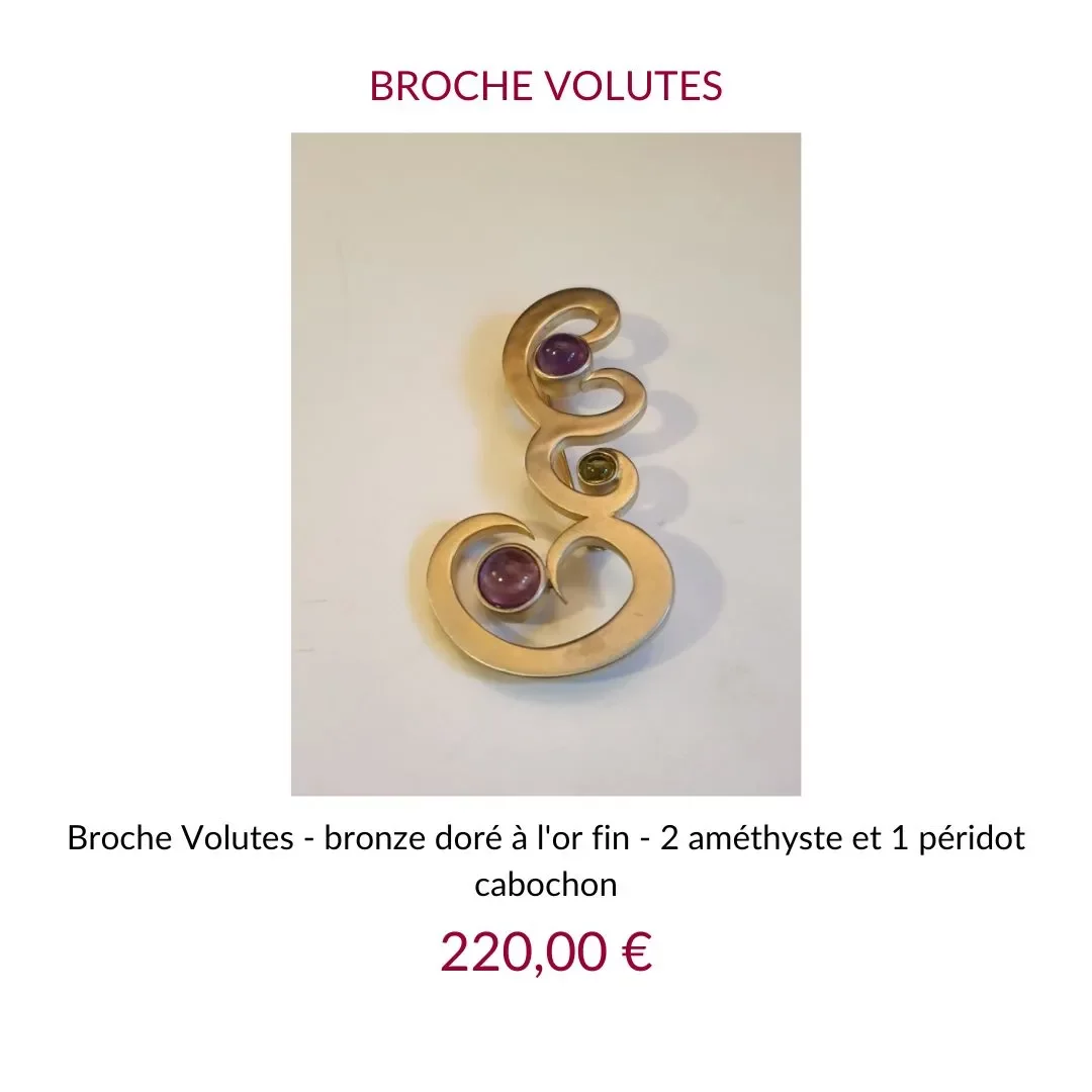 Broches volutes