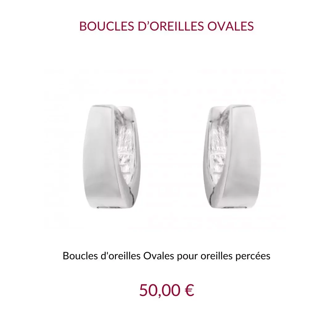 Jez Debugey Boucles d'oreiilles ovales