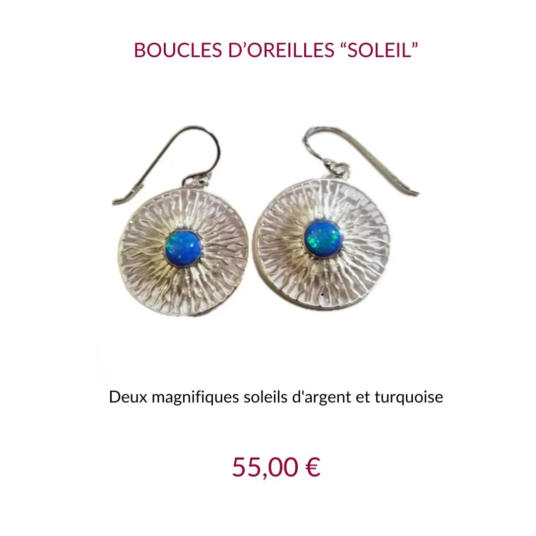 Jez Debugey Boucles d'oreilles Soleil