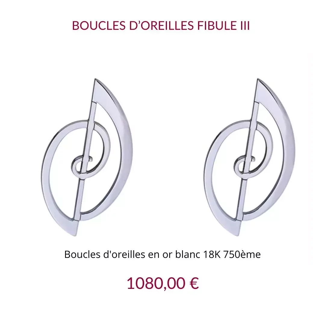 Jez Debugey Boucles d'oreilles fibule III