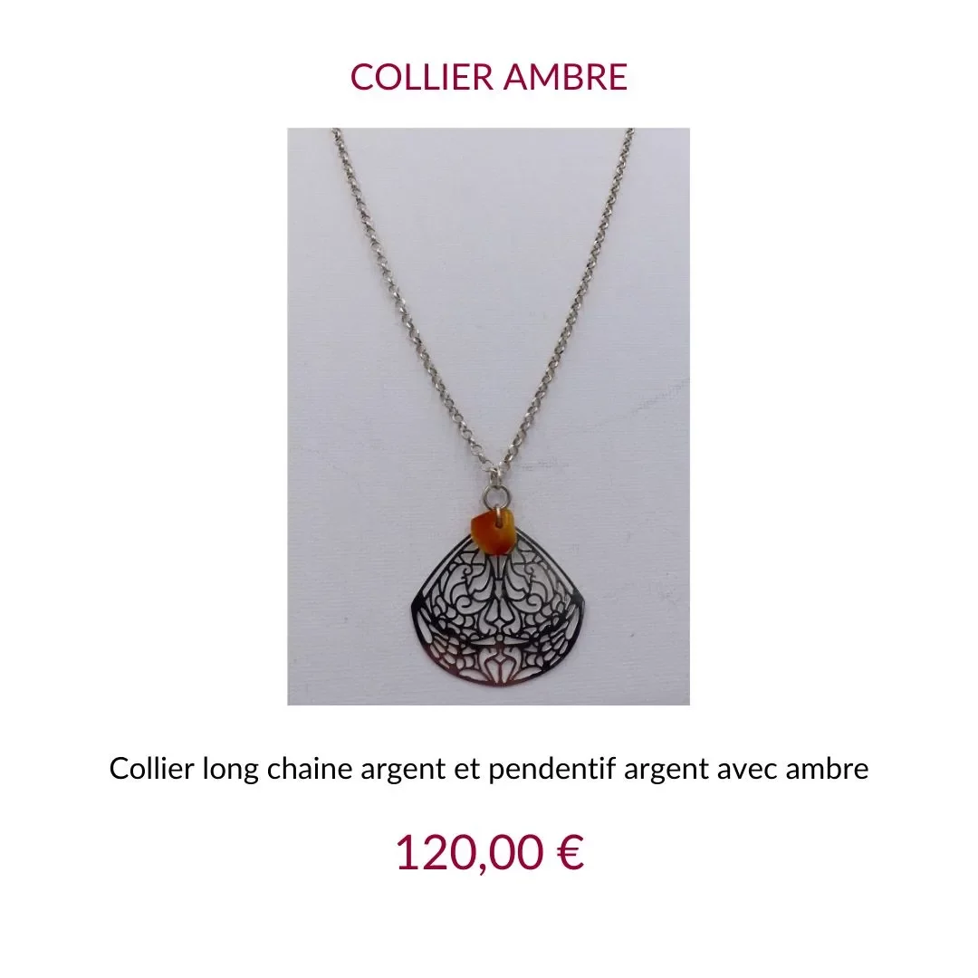 Jez Debugey Collier ambre