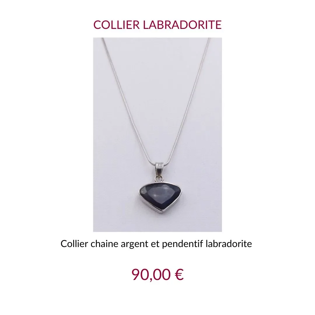 Jez Debugey Collier labradorite