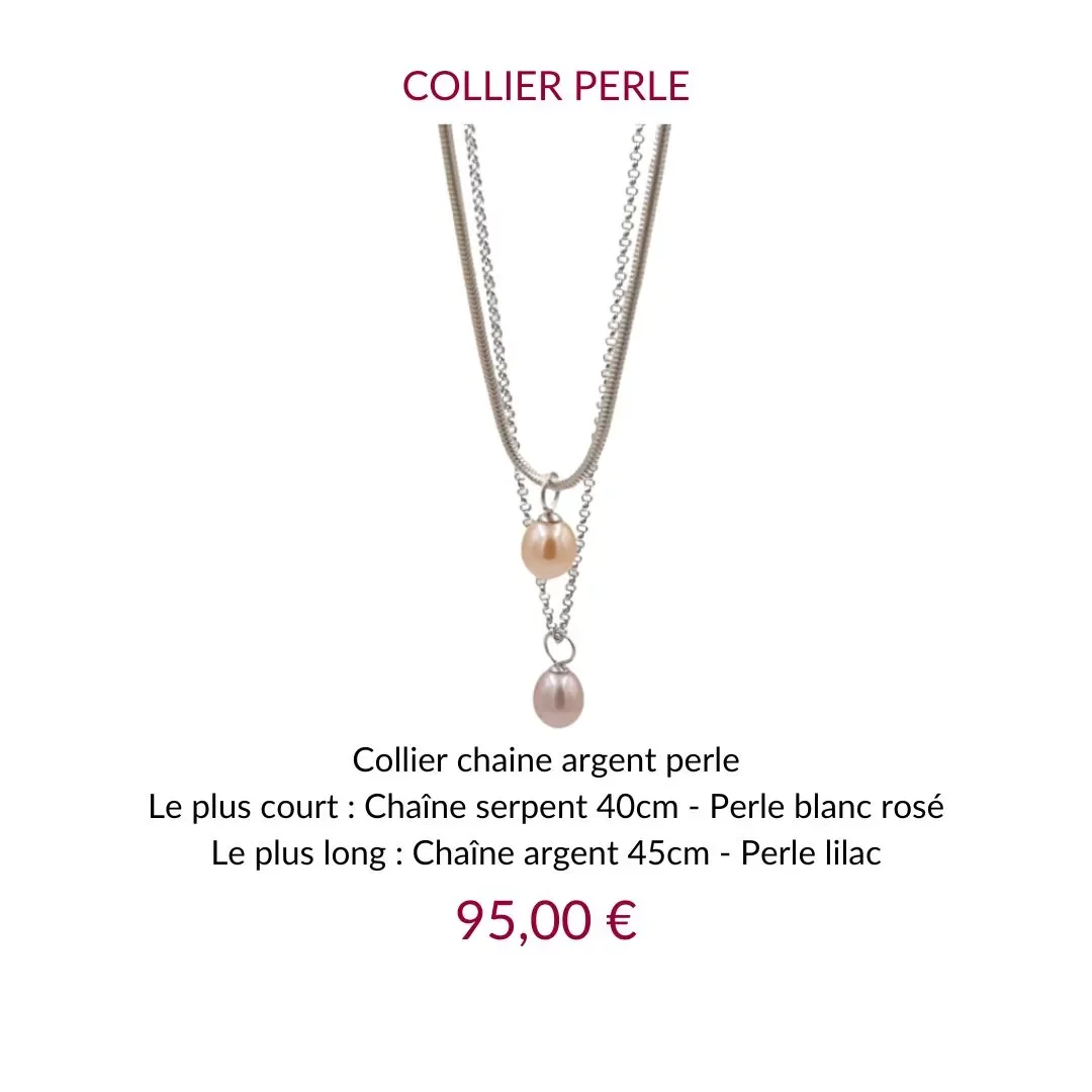 Jez Debugey Collier perle