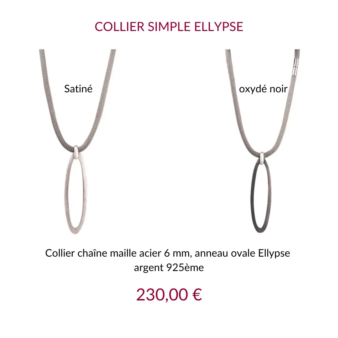 Jez Debugey Collier simple ellypse